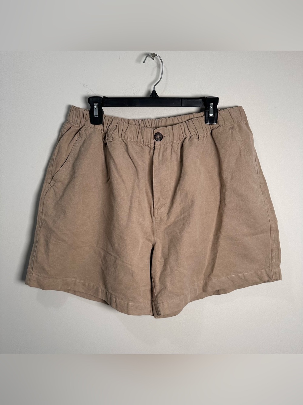 Chubbies Men's Casual linen Khaki Shorts